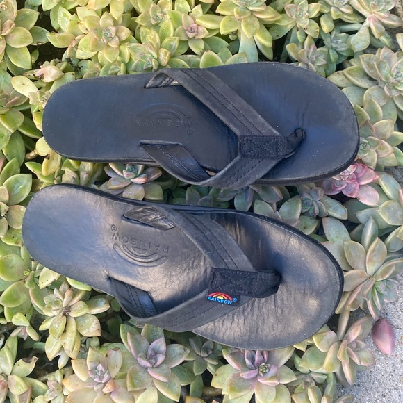 Rainbow Other - RAINBOW LEATHER FLIP FLOPS
